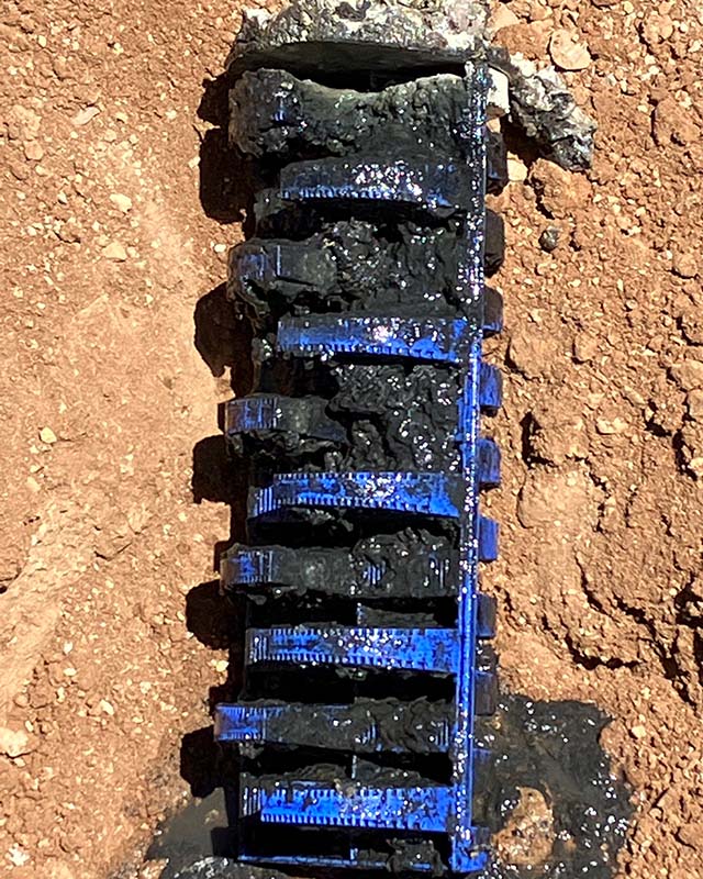 Dirty effluent filter